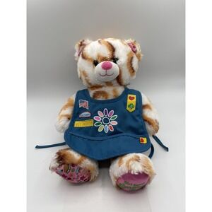 Build A Bear Girl Scouts Smores Bear With Daisy Vest /w Outfit Cookies Plush
